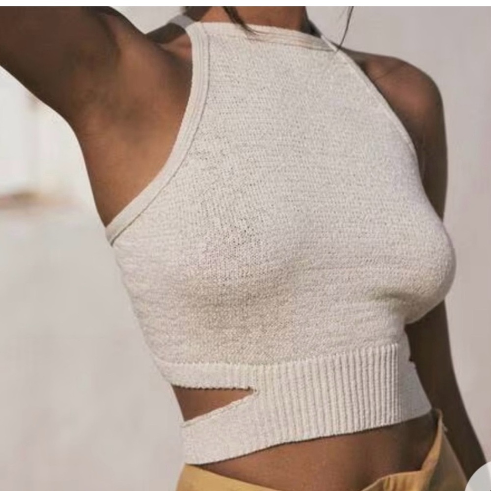 NWT Cult Gaia Nan Knit Top